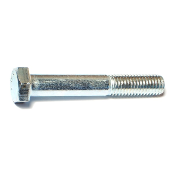 Midwest Fastener Grade 2, 1/2"-13 Hex Head Cap Screw, Zinc Plated Steel, 3-1/4 in L, 25 PK 00107 - main